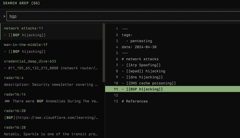 Searching for bgp within a file’s content