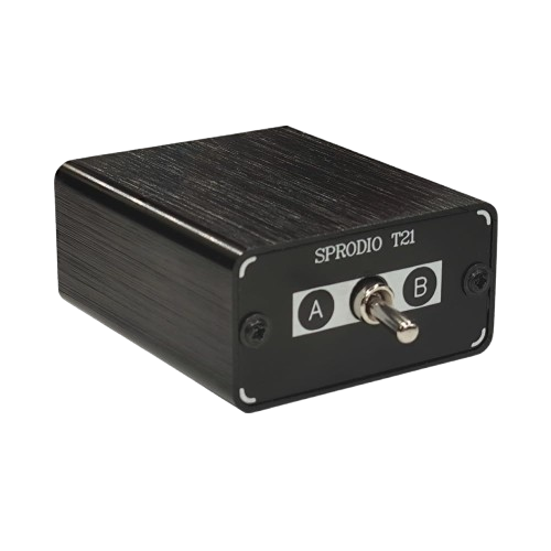 SPRODIO 2 PORT 3.5mm Stereo Audio Switch Box